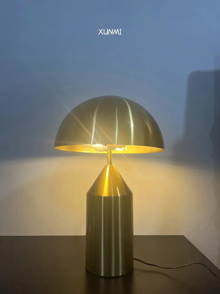 Gold Mushroom Table Lamp