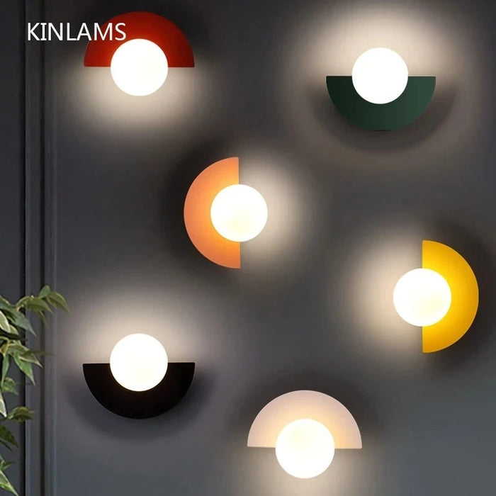 Nordic Glass Ball Wall Lamp