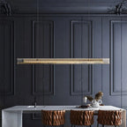 Fluted Crystal Pendant Lamp