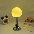 Round Glass Table Lamp