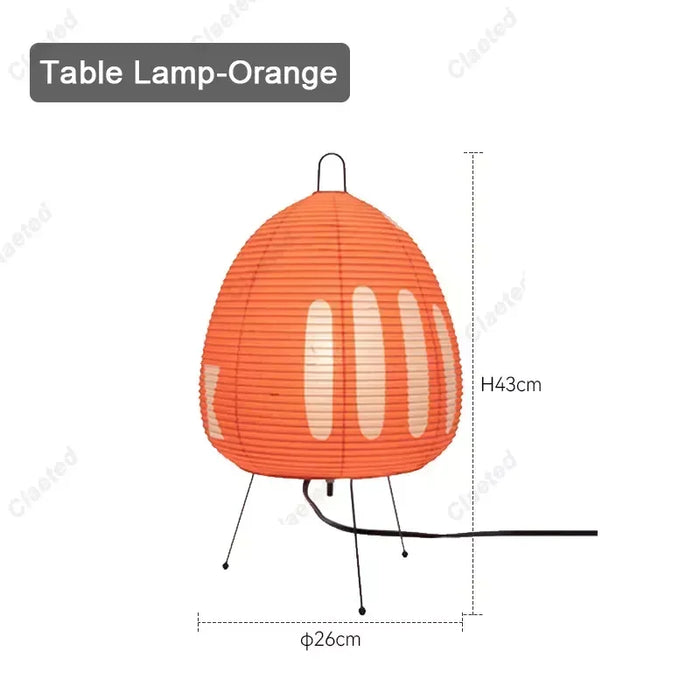 Japanese Rice Paper Table Lamp