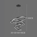 Celestial Orbit Rings Chandelier