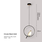 Magpie Bird Pendant Lamp