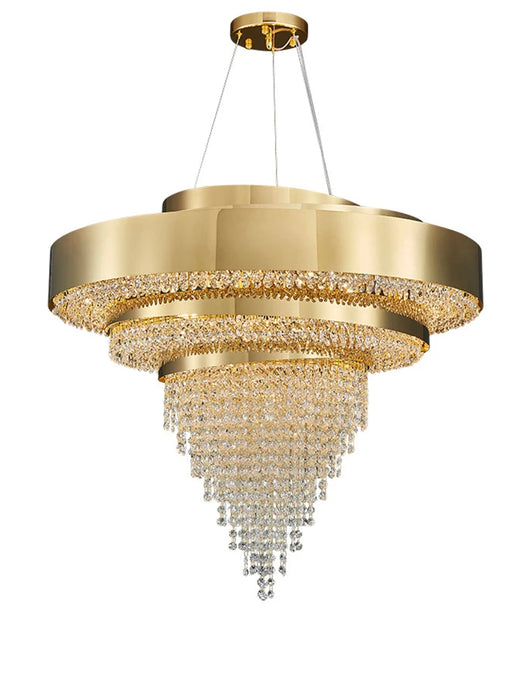 Crystal Cascade Chandelier