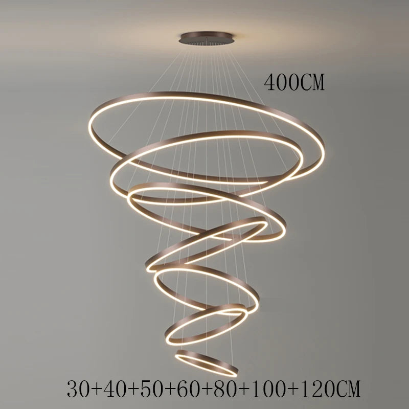 Celestial Orbit Rings Chandelier