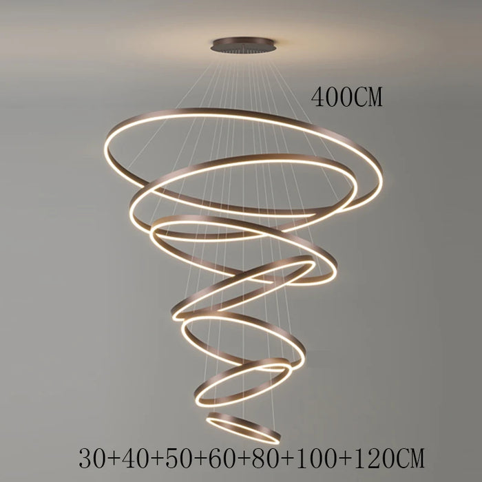 Celestial Orbit Rings Chandelier