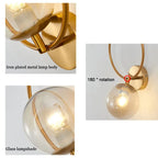 Framed Orb Wall Light