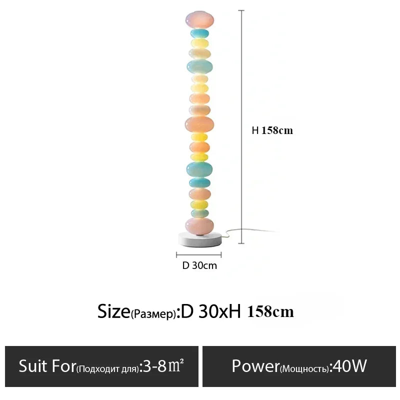 Candy Rainbow String Table Lamp