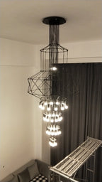 Nordic Black Wireflow Pendant Light