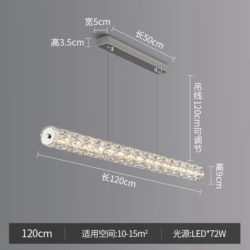 Italian Crystal Pendant Light