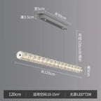 Italian Crystal Pendant Light