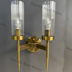 Fluted Glass Wall Light