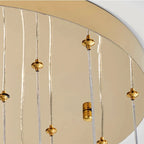 Golden Prisms Chandelier
