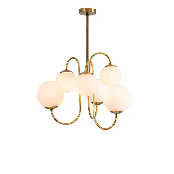 Swirling Globes Chandelier