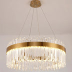 Gold Crystal Pendant Light