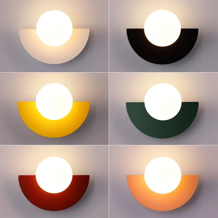 Nordic Glass Ball Wall Lamp