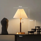 Pleated Shade Table Lamp