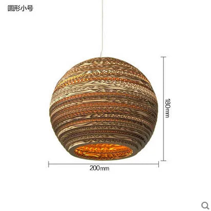 Southeast Asian Silkworm Pendant Lamp