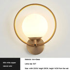 Framed Orb Wall Light