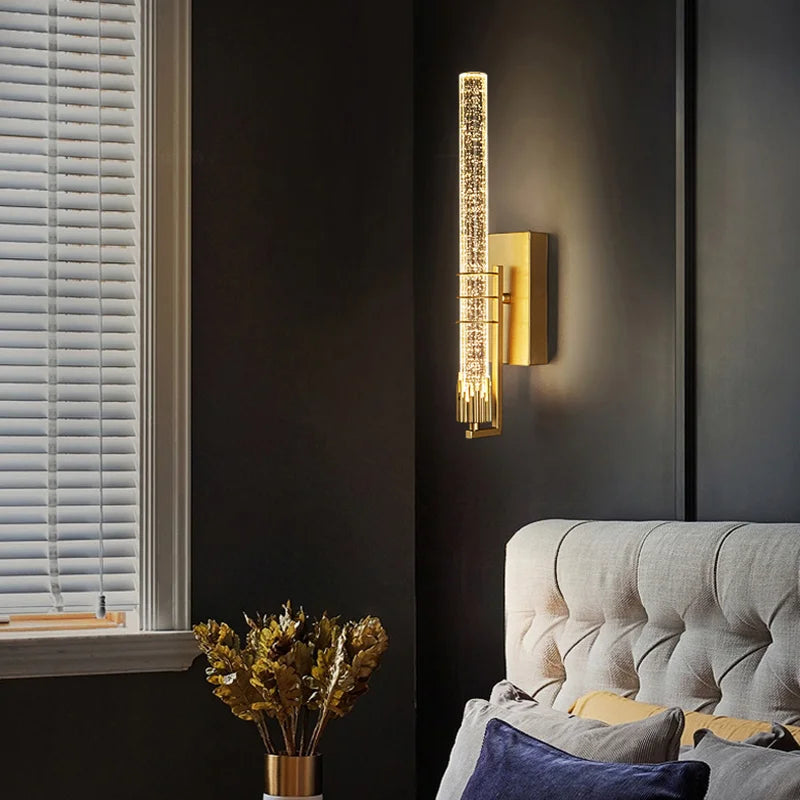 Bubble Crystal Wall Light