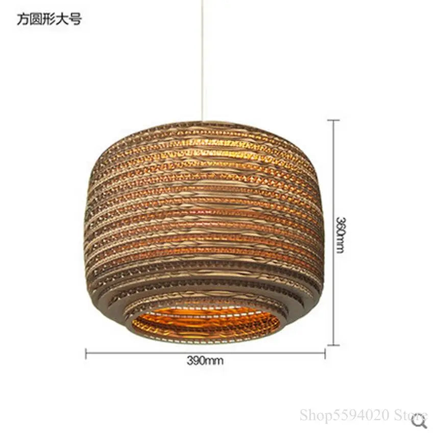Southeast Asian Silkworm Pendant Lamp