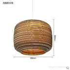 Southeast Asian Silkworm Pendant Lamp