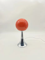 Round Glass Table Lamp