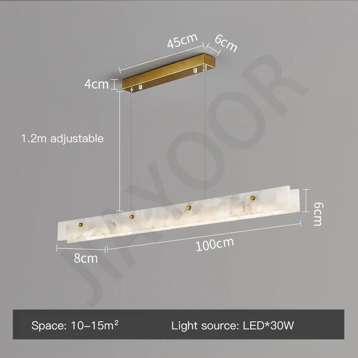 Marble Luxe Beam Pendant