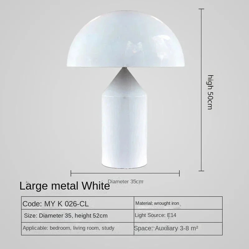 Gold Mushroom Table Lamp