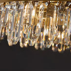 Black & Gold Crystal Wall Lamp