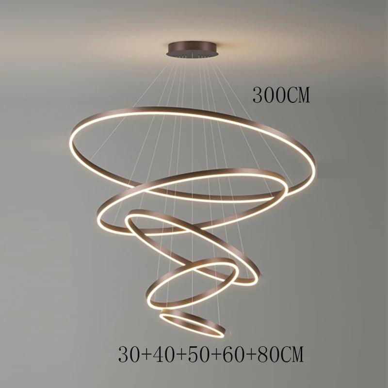 Celestial Orbit Rings Chandelier