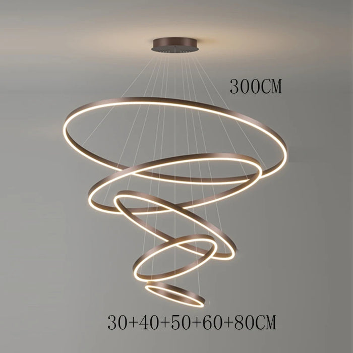 Celestial Orbit Rings Chandelier