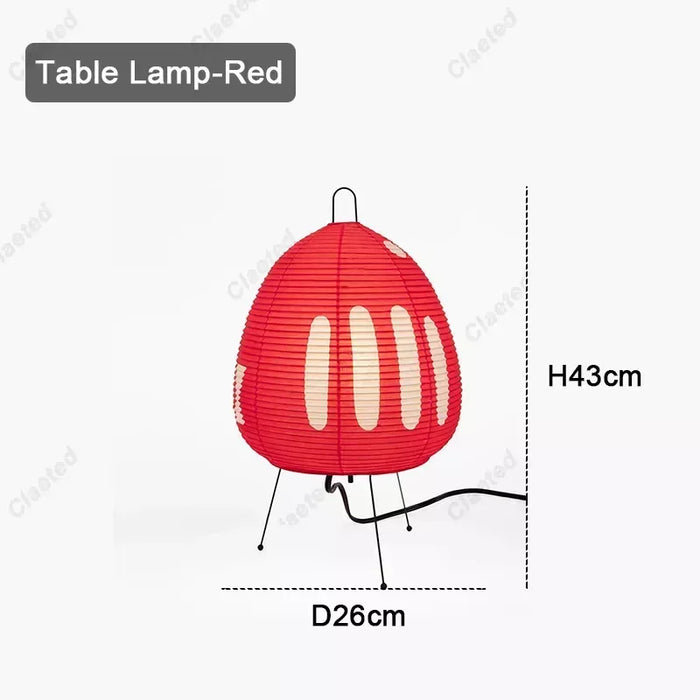 Japanese Rice Paper Table Lamp