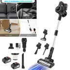 SEDOL Cordless Stick Vacuum Cleaner 30000PA Powerful Suction Wireless Handheld 3 in 1 Brushless Motor for Carpet Hard Floor Pet Hair Home Deep Cleaning