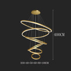 Celestial Orbit Rings Chandelier