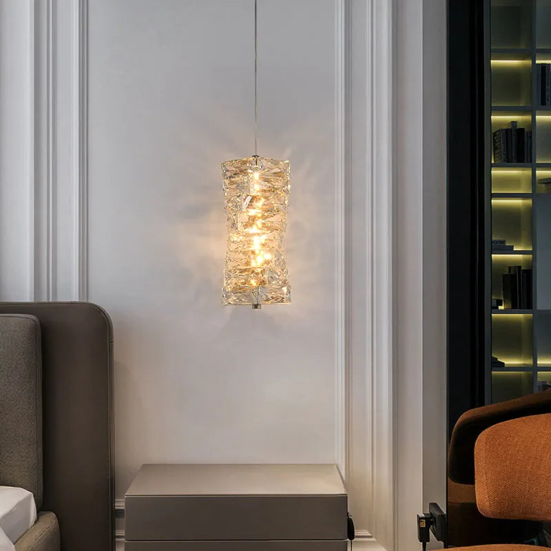 Crystal Cube Wall Sconce