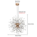Modern Aluminum Dandelion Pendant Light Sputnik Hedgehog Led Ceiling Lamp Chandelier Nordic Decor Living Dining Room Fixture