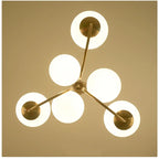 Swirling Globes Chandelier