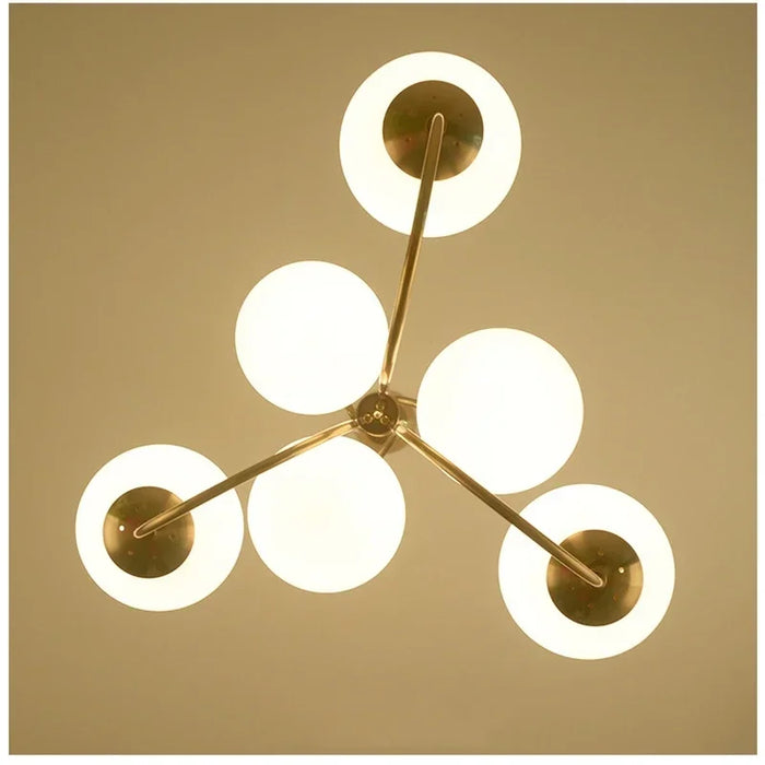 Swirling Globes Chandelier