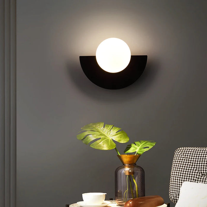 Nordic Glass Ball Wall Lamp
