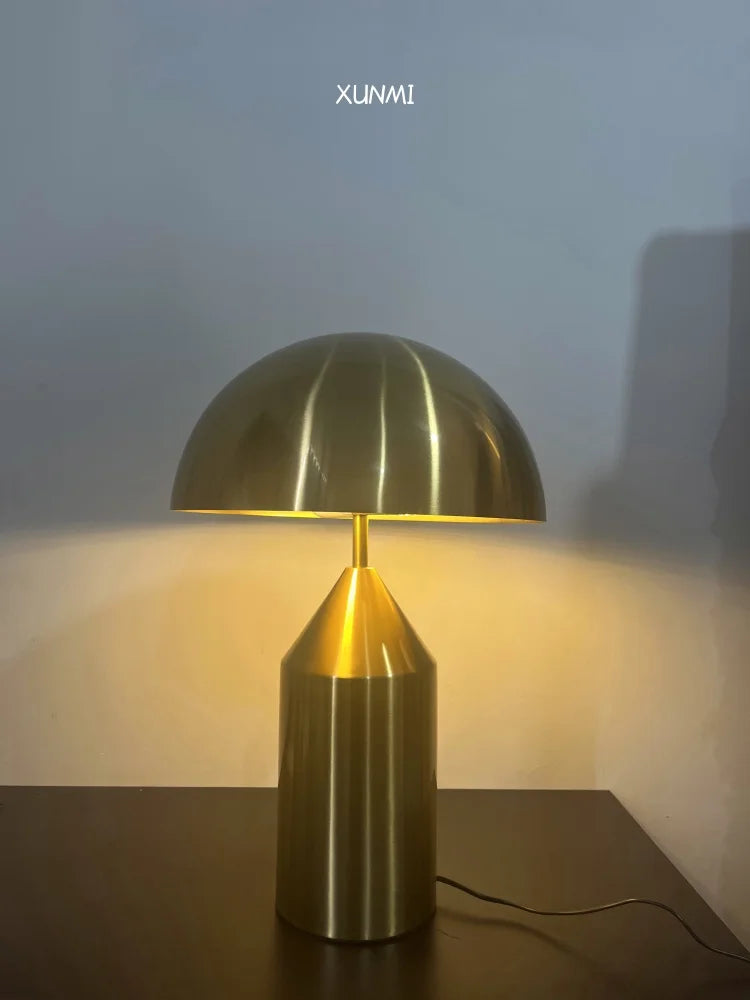 Gold Mushroom Table Lamp