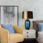 Smoked Glass Table Lamp