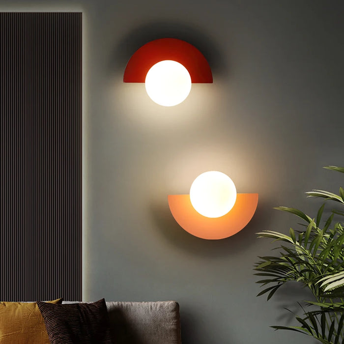 Nordic Glass Ball Wall Lamp