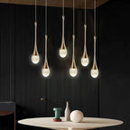 Teardrop Pendant Crystal Light