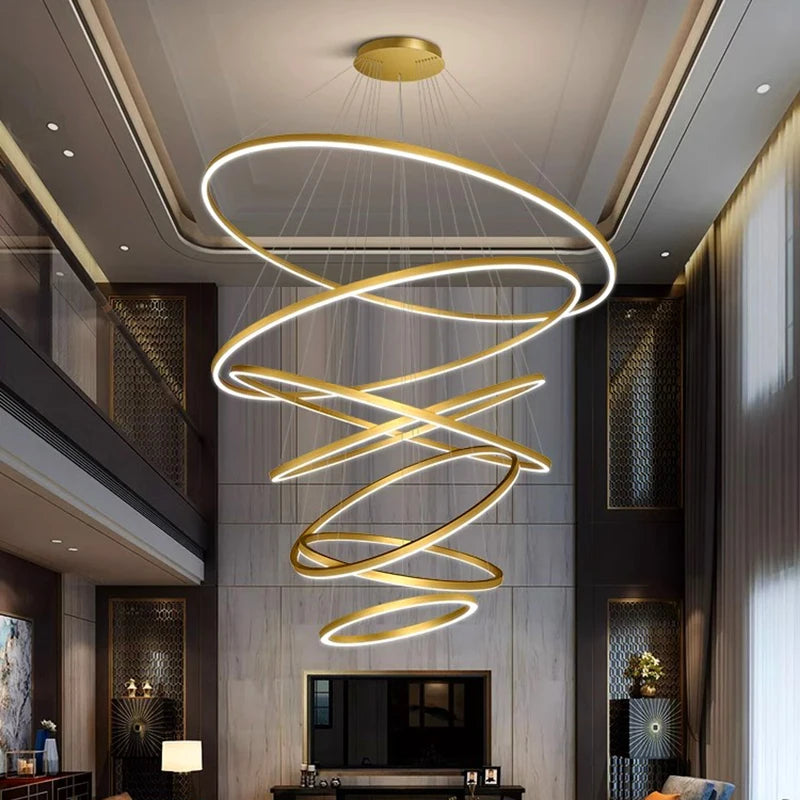 Celestial Orbit Rings Chandelier
