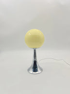 Round Glass Table Lamp