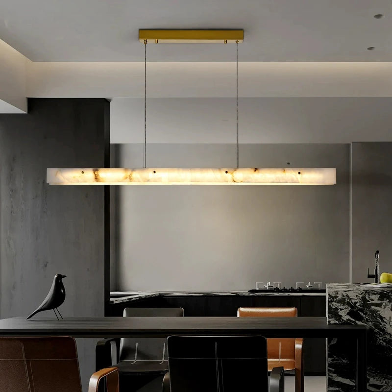 Marble Luxe Beam Pendant