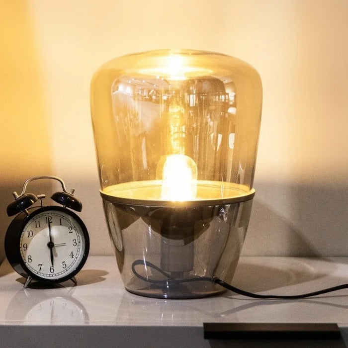 Czech Glass Balloon Table Lamp