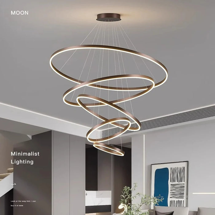 Celestial Orbit Rings Chandelier