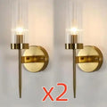 Fluted Glass Wall Light